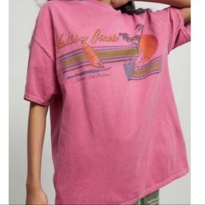 Urban Outfitters Malibu Beach Graphic T-Shirt Dress